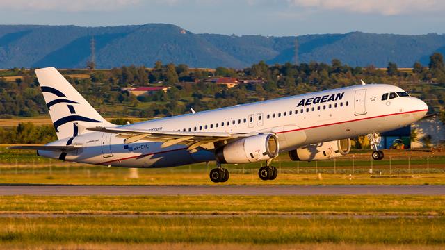 SX-DVL:Airbus A320-200:Aegean Airlines
